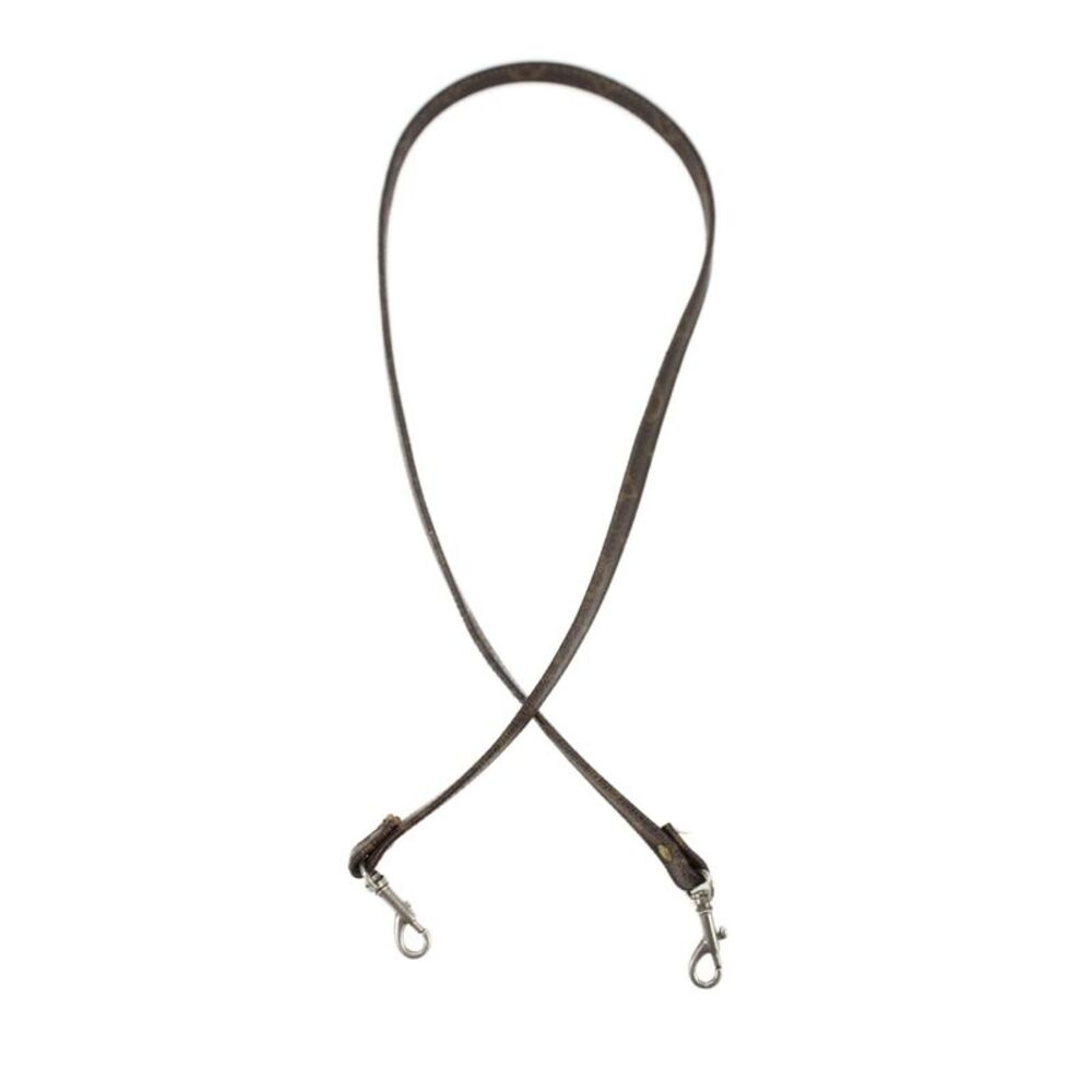 Louis Vuitton Womens Monogram Coated Canvas Shoulder Handbag Strap Brown